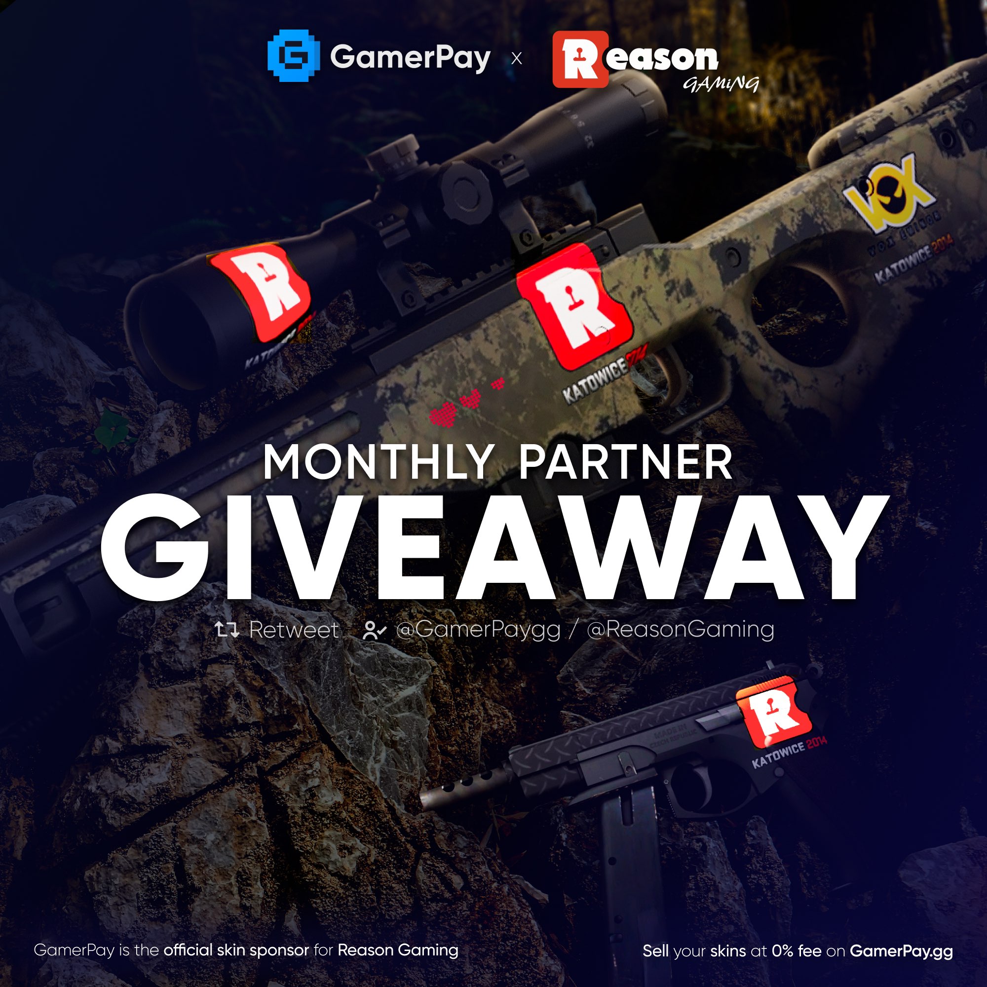 GamerPay x Reason Giveaway March